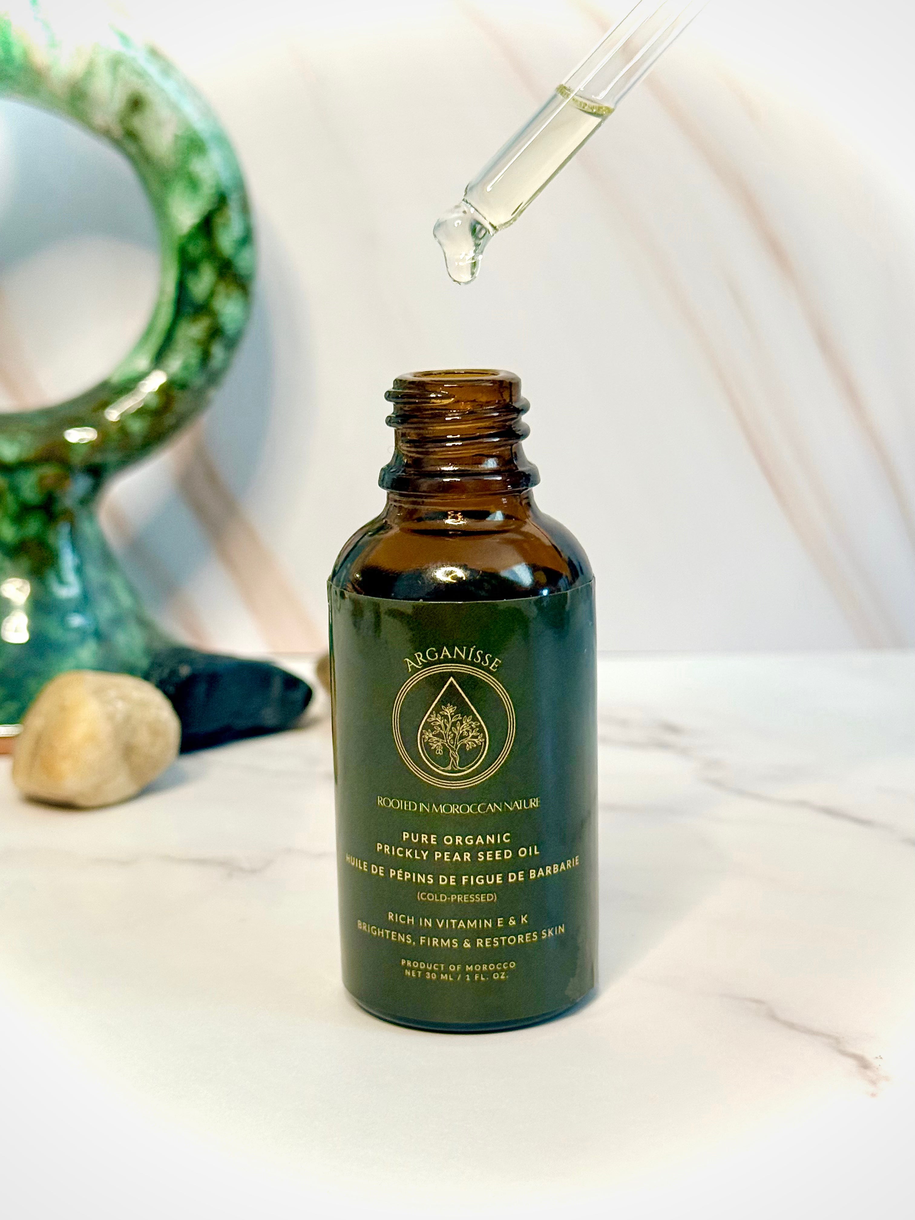 Golden Elixir Oil Ritual - Argan Oil + Prickly Pear Seed Oil