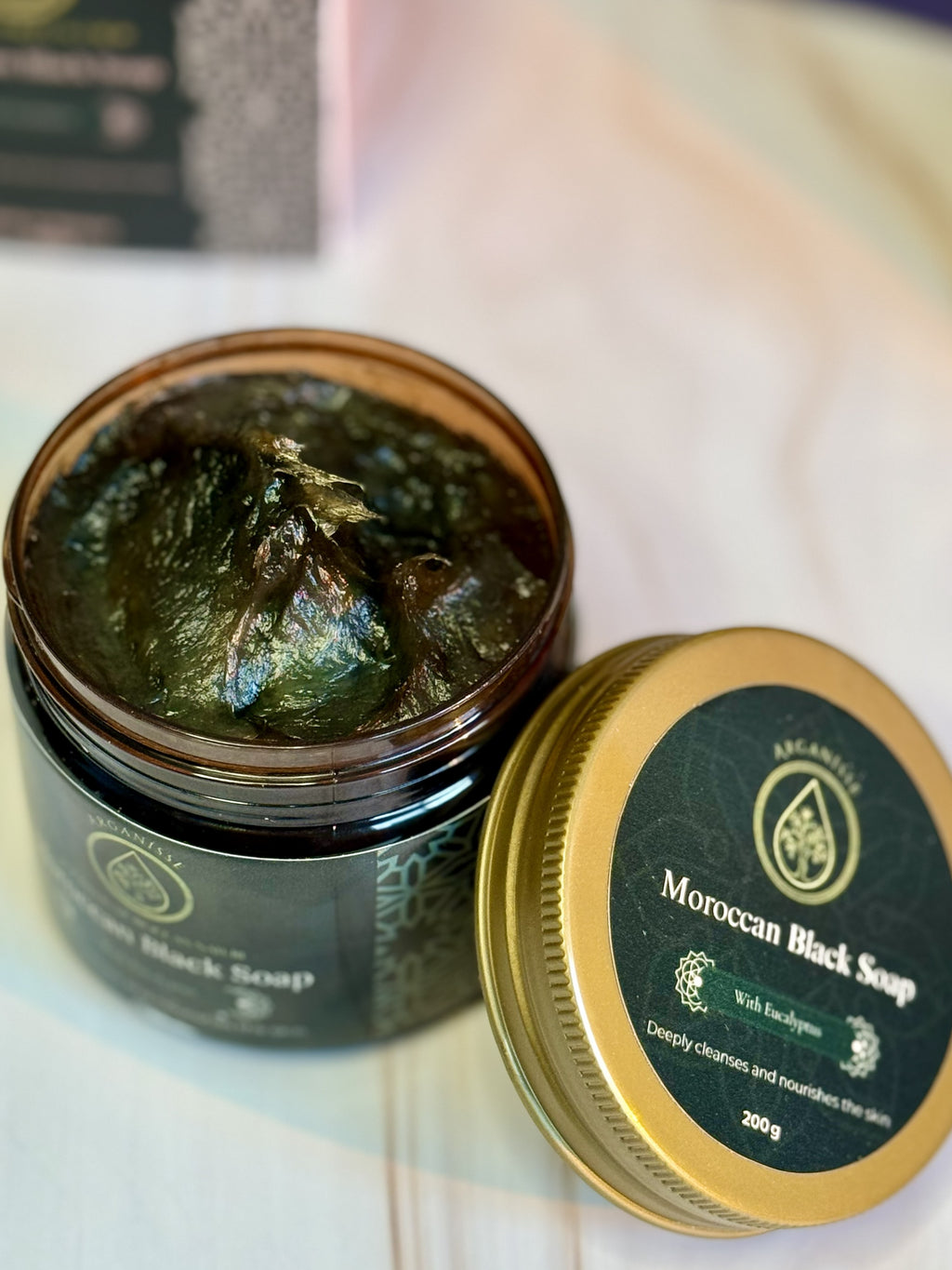 Moroccan Beldi Soap with Eucalyptus – 200g
